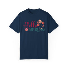 Hello Spring Garment-Dyed T-shirt