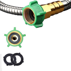 Stainless Steel Garden Hose With Brass Garden Hose Nozzle