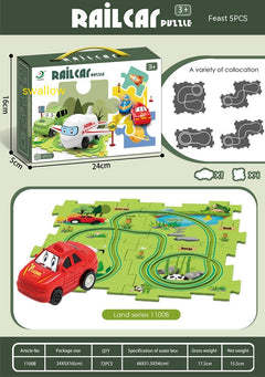 Electric Track Puzzle, Educational and easy to assemble