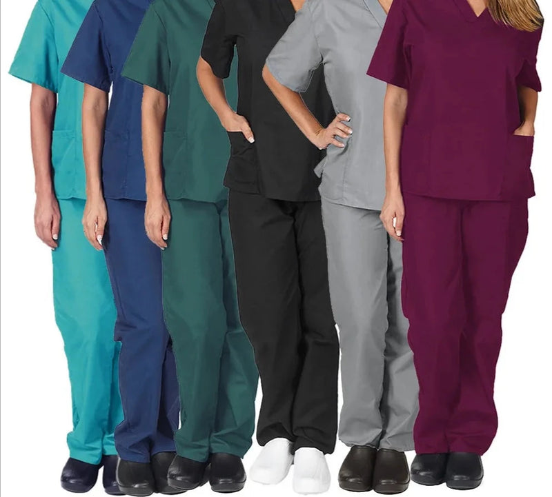 Solid Color Nurse Scrub