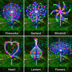 Solar Firework LED Lights