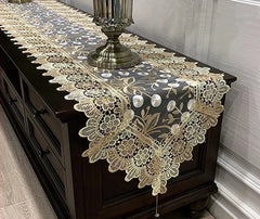 Oval Lace Table Runner