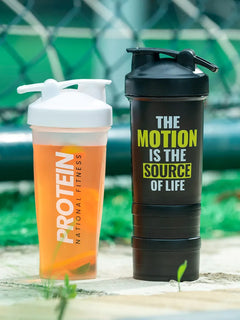 Portable Protein Shaker Bottle