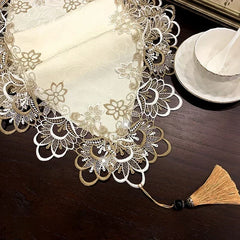 Oval Lace Table Runner