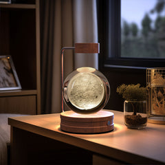 Crystal Ball Indoor Bedside Light with USB Power