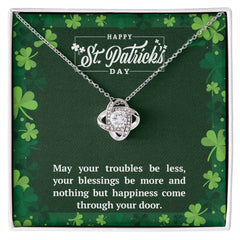 Love Knot Necklace - May Your Troubles Be Less