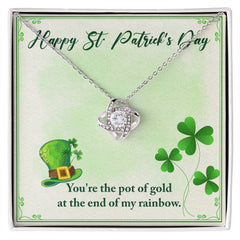 Love Knot Necklace - You're The Pot Of Gold