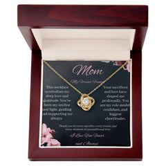 Copy of Mom -My Forever Friend  - love knot necklace