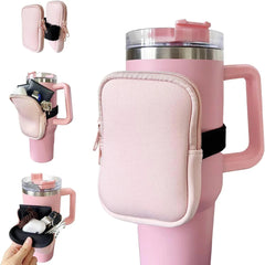 Neoprene Pouch for Tumbler Store items like Cards Keys Wallet Earphone