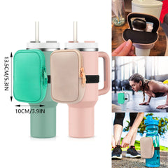 Neoprene Pouch for Tumbler Store items like Cards Keys Wallet Earphone