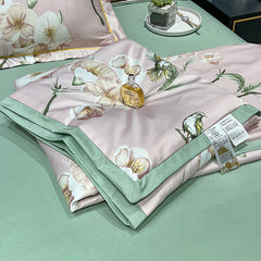 Tencel Summer Duvet Four-piece Washed Silk