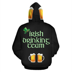 St Patricks Day All Over Hoodie