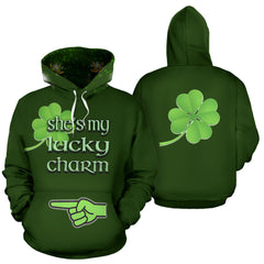 St Patricks She's Lucky Charm Hoodie