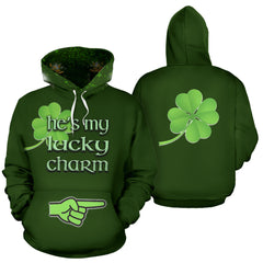 St Patricks He's Lucky Charm Hoodie