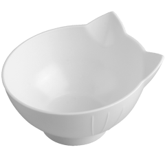 Pet Double Cat Bowl With Raised Stand