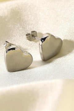 Heart Stud Earrings