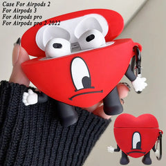 Red Heart Airpods Case