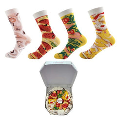 Pizza Socks Gift Box