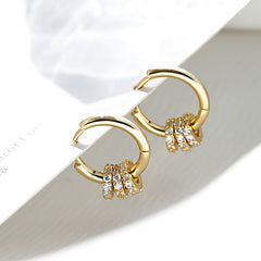 Stainless Steel Minimalist  Hoop Earrings