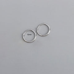 Stainless Steel Minimalist  Hoop Earrings