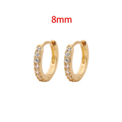 Stainless Steel Minimalist  Hoop Earrings