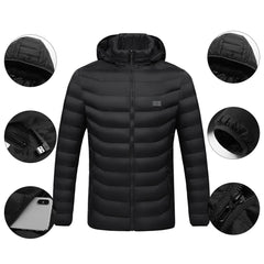 Heated Jacket with 19 heated areas