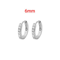 Stainless Steel Minimalist  Hoop Earrings