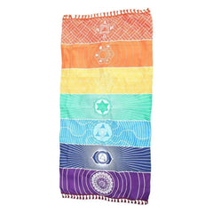 Meditation Yoga Rug  Chakras