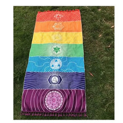 Meditation Yoga Rug  Chakras