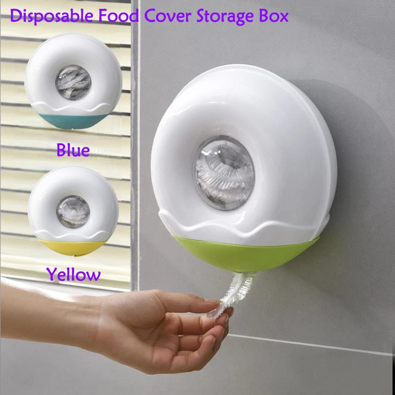 Wall Mounted Plastic Wrap Bag Holder