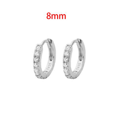 Stainless Steel Minimalist  Hoop Earrings