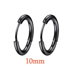 Stainless Steel Minimalist  Hoop Earrings