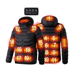 Heated Jacket with 19 heated areas